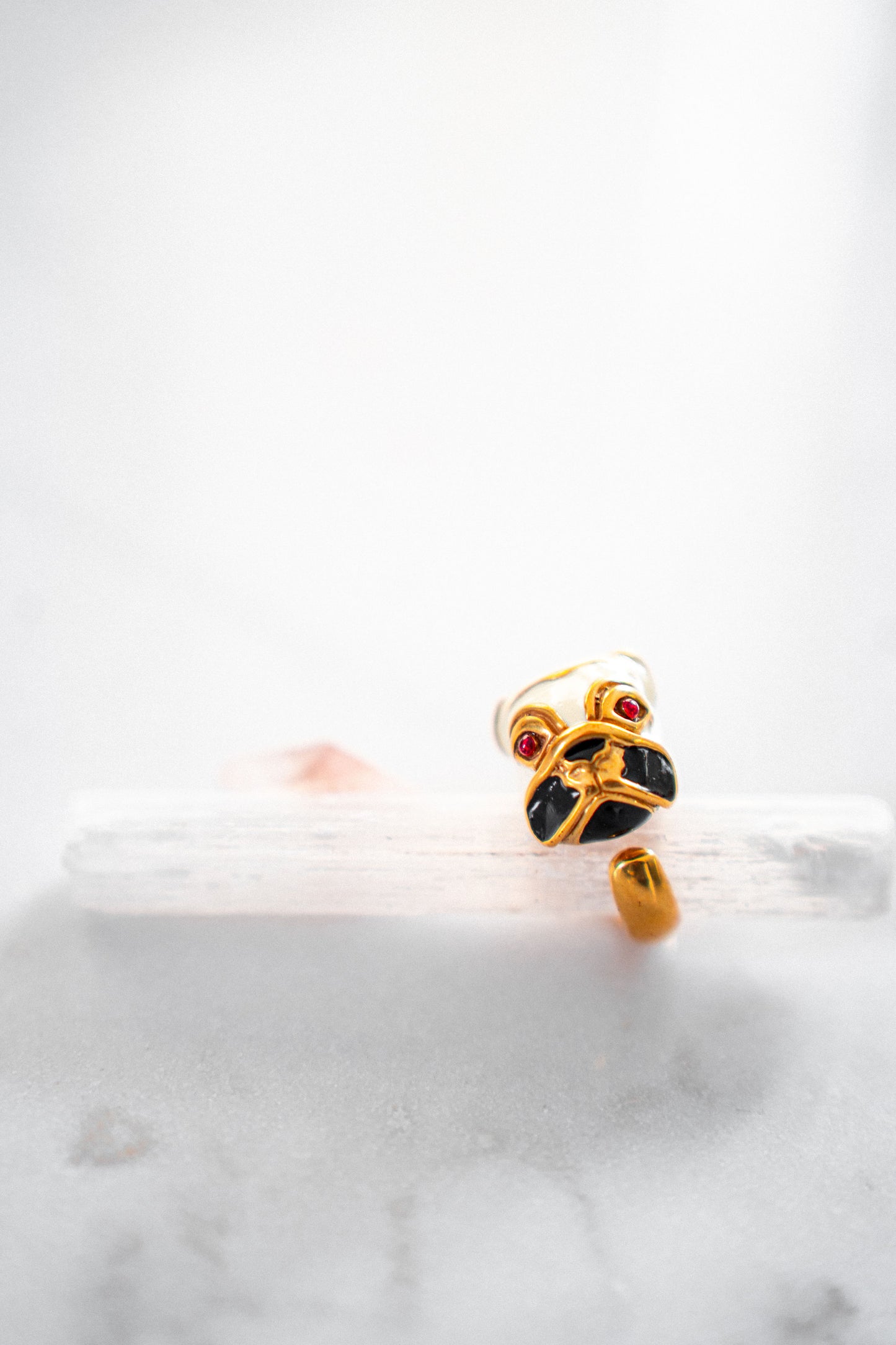 Statement Pug Wrap-Around Ring