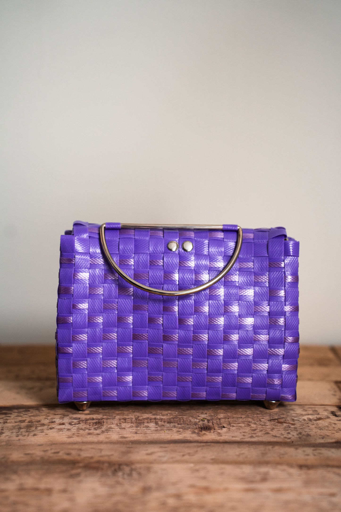 Two Toned Purple Purse
