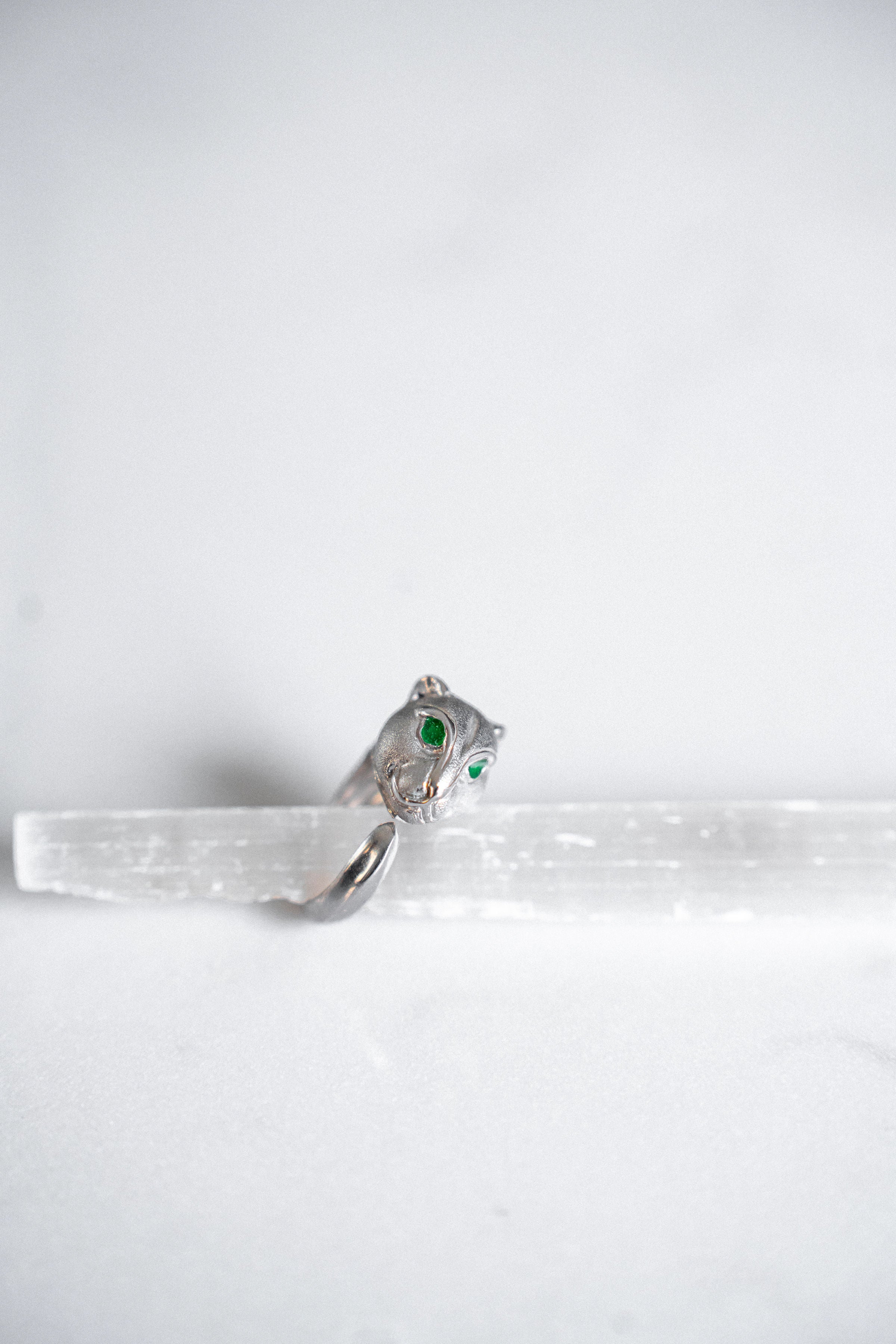 Colorful enamel animal rings