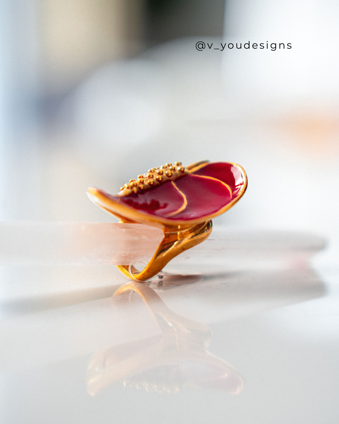 Colorful enamel animal rings