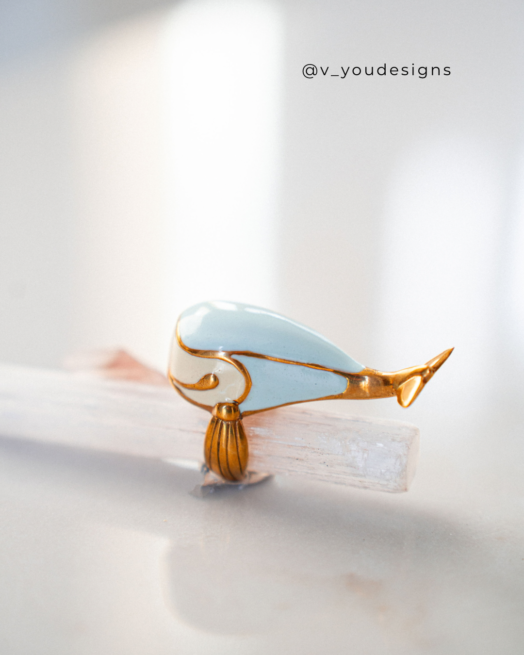 Colorful enamel animal rings