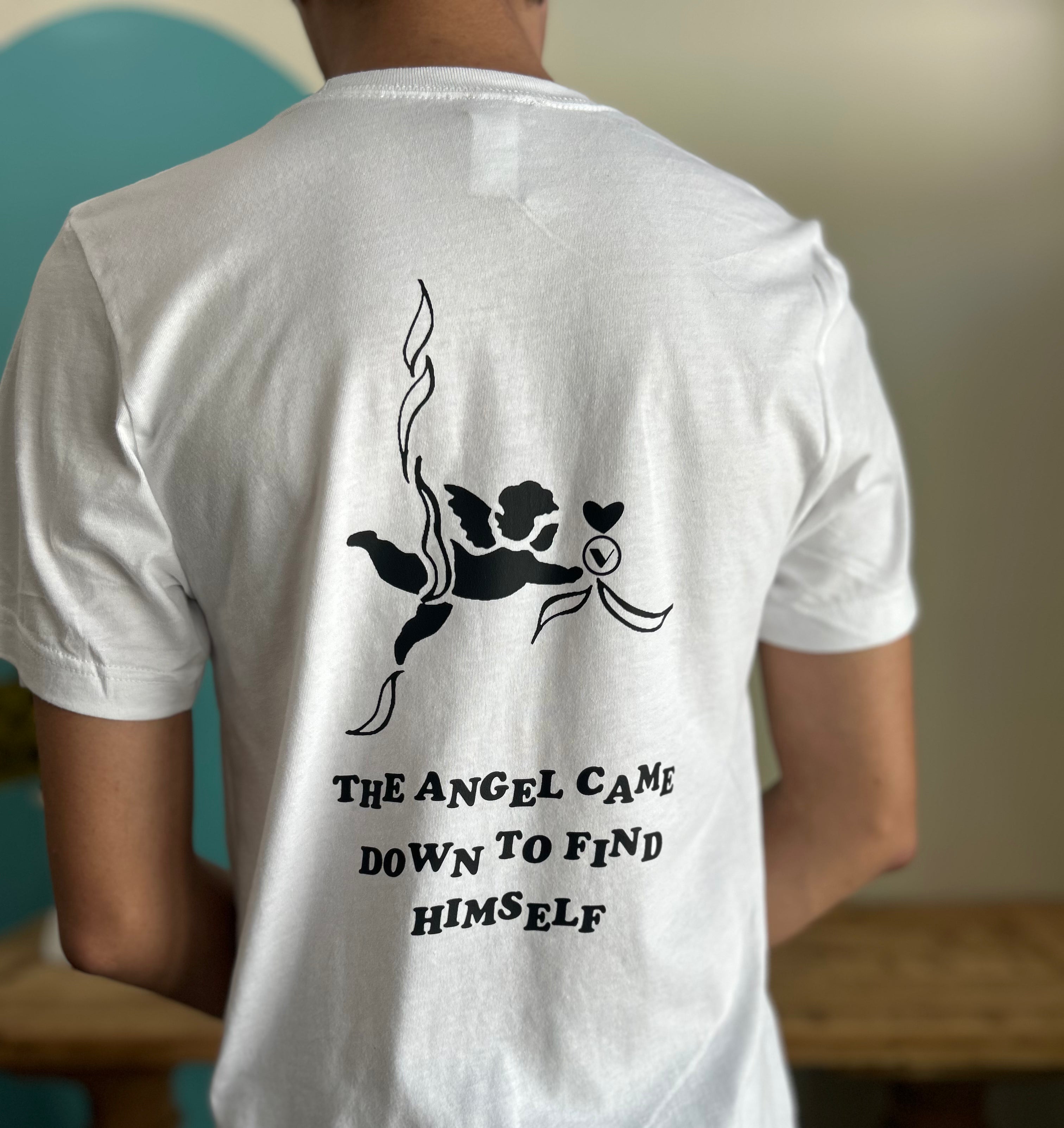 White VYOU Angel T-shirt