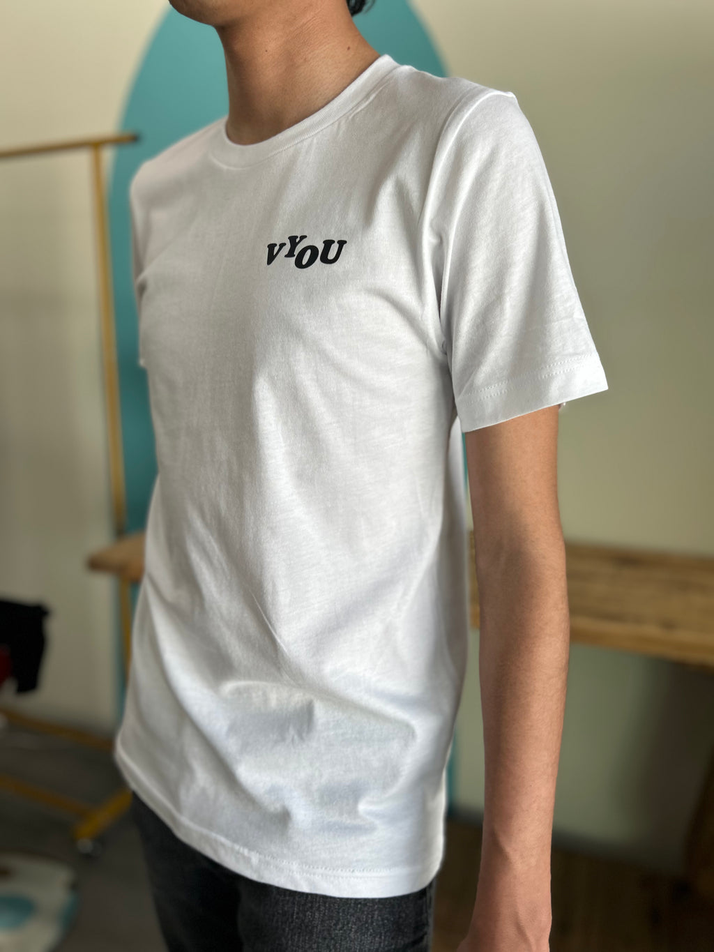 White VYOU Angel T-shirt