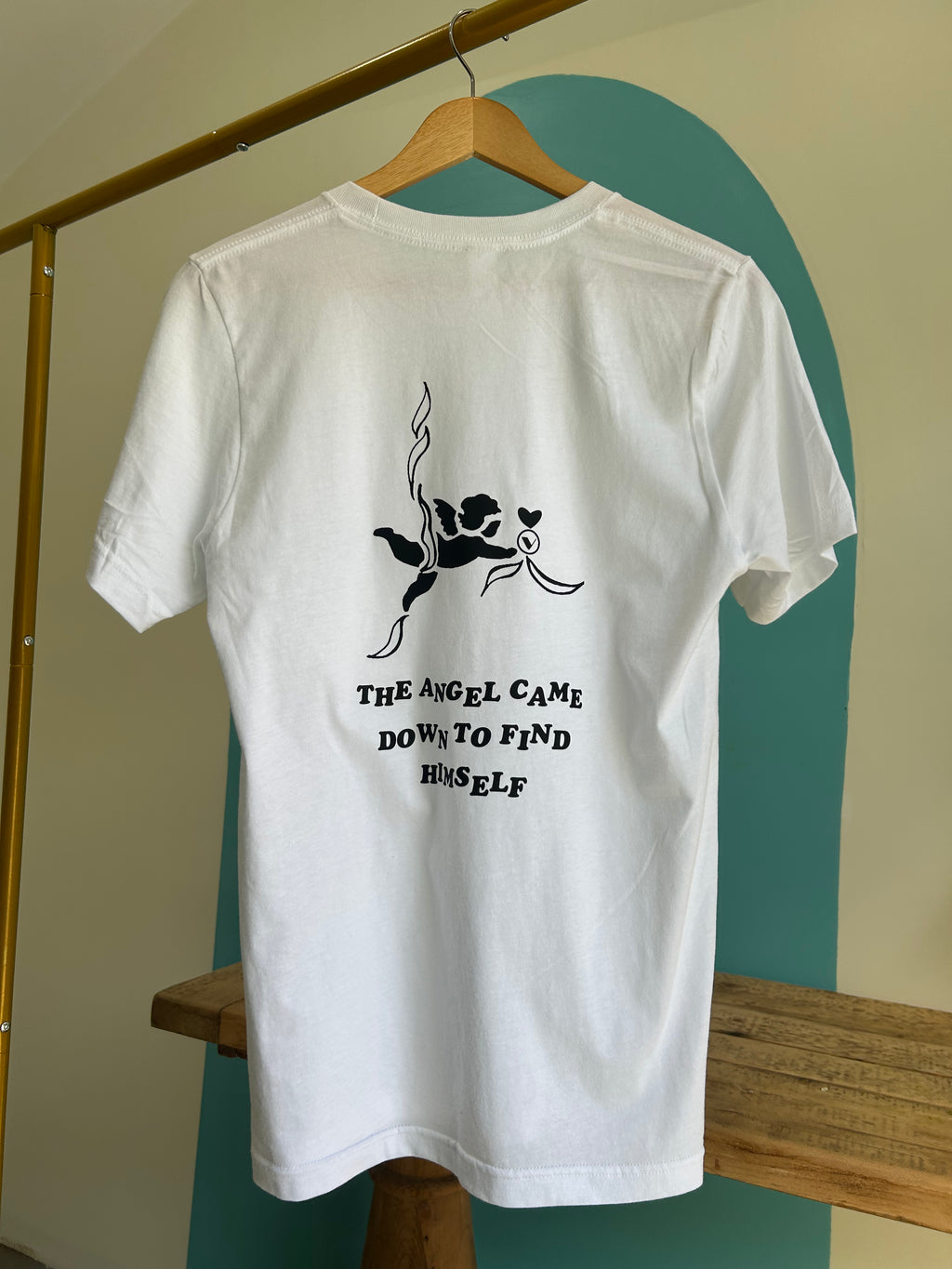 White VYOU Angel T-shirt