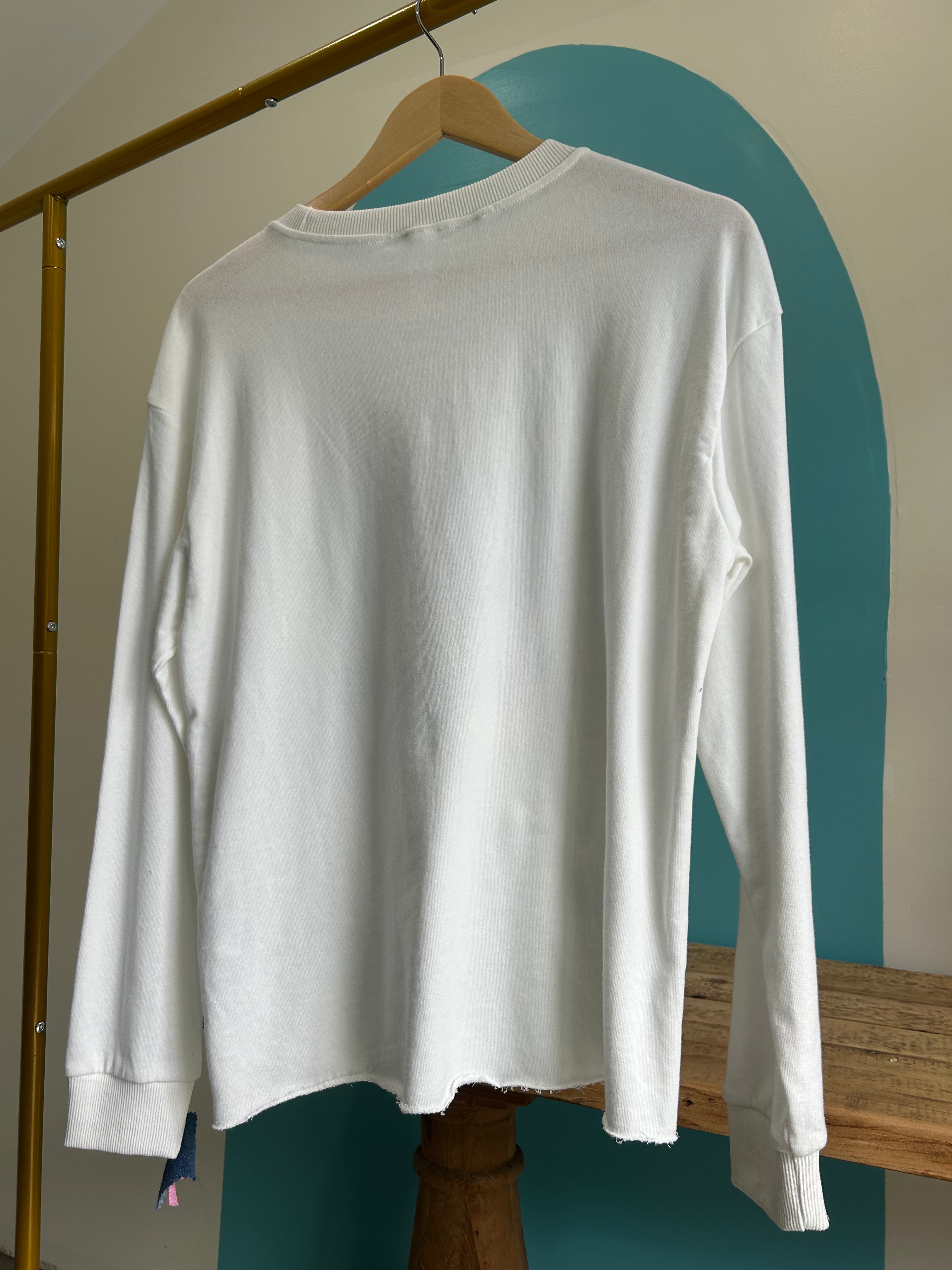 Hosanna in the Highest Heaven faith distressed sweatshirt