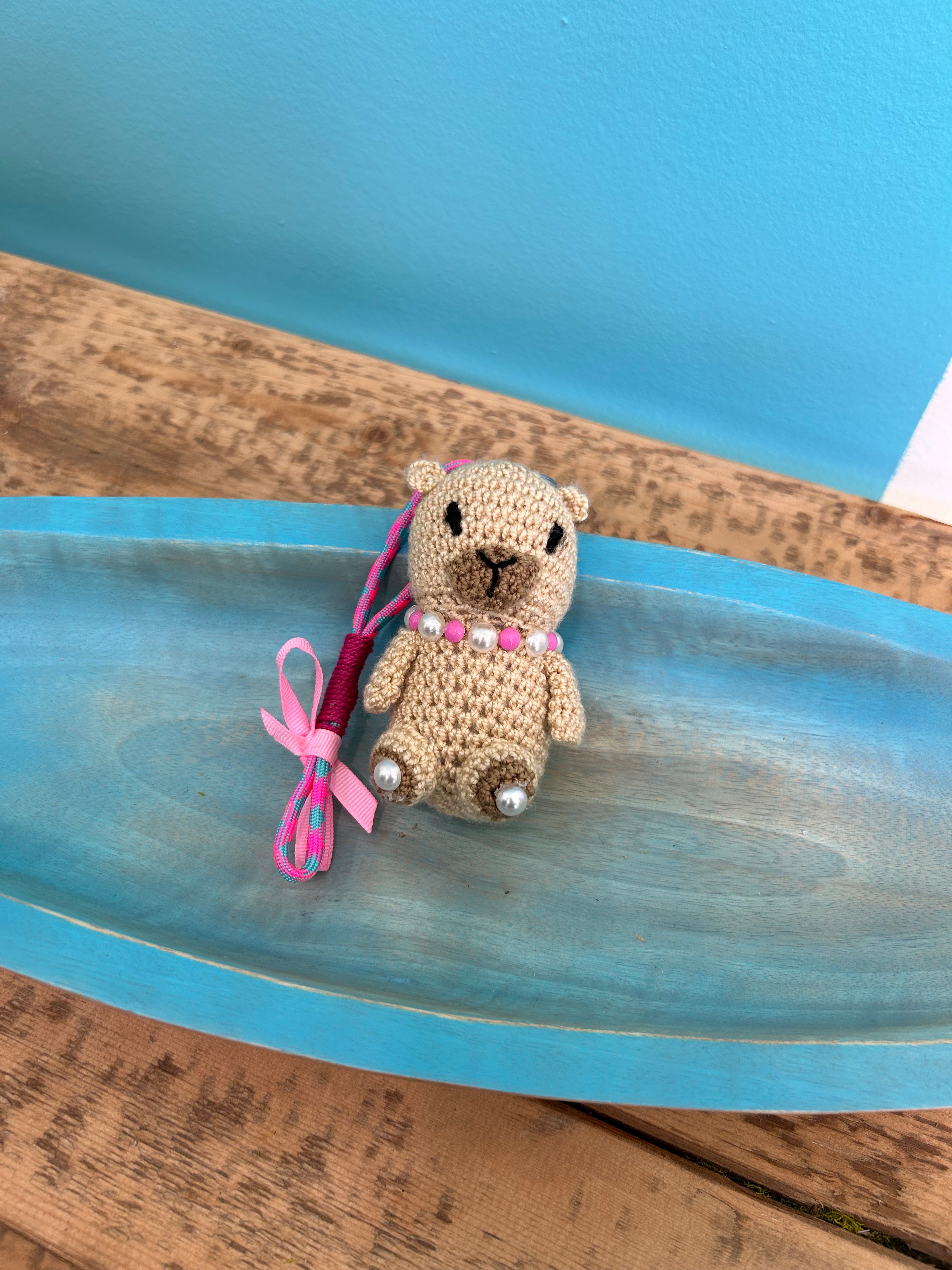Cute crochet keychains
