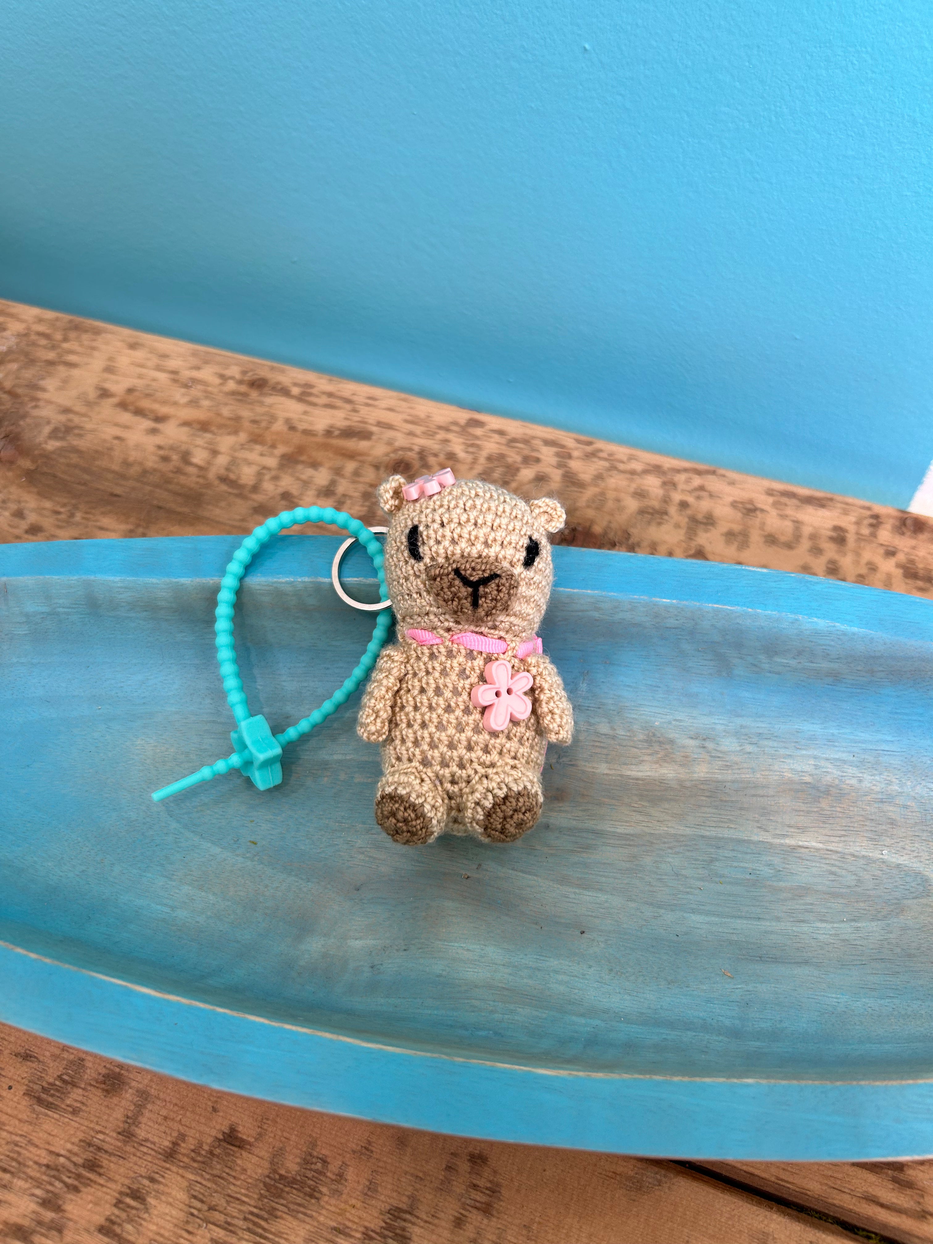 Cute crochet keychains