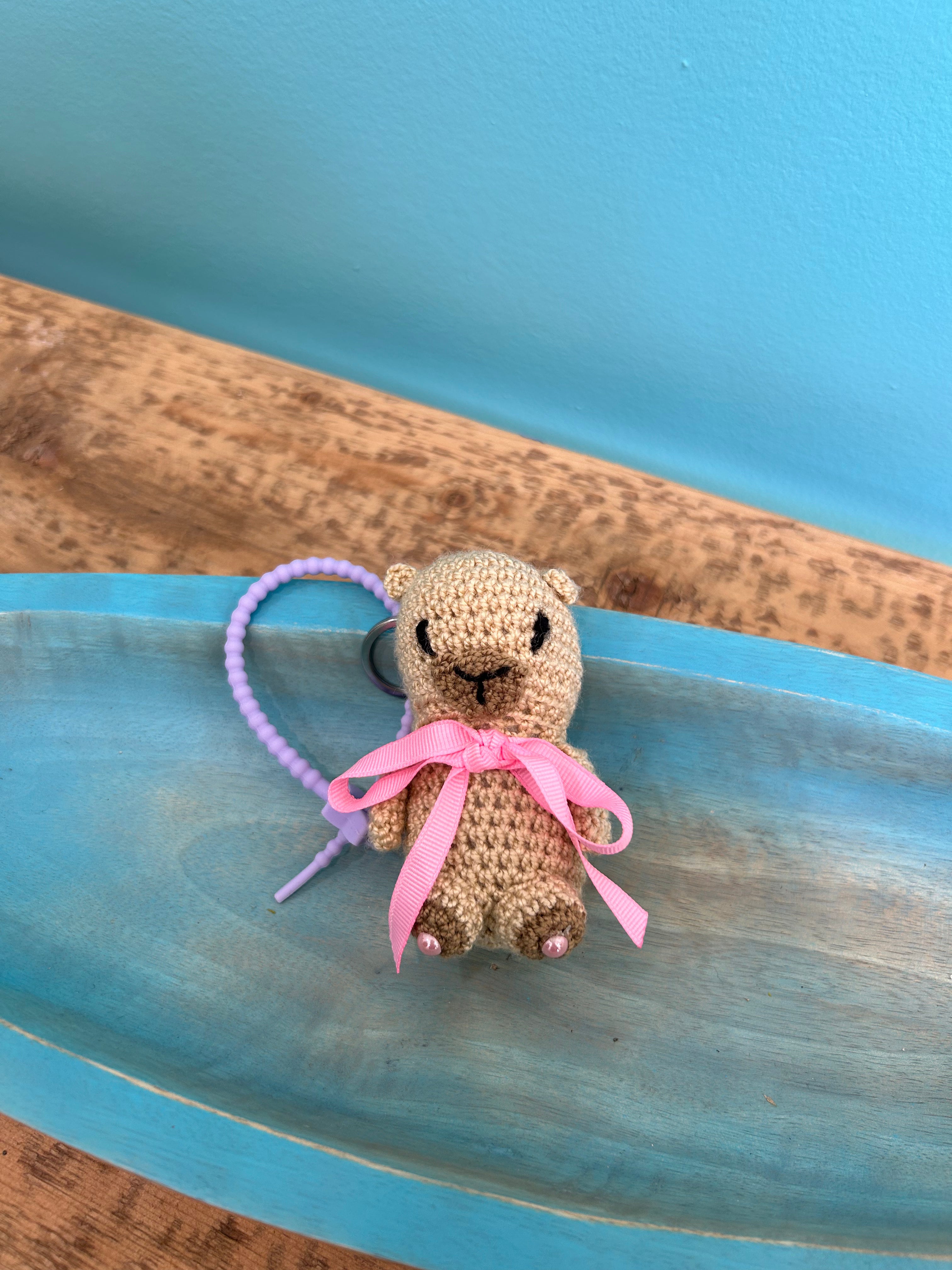 Cute crochet keychains