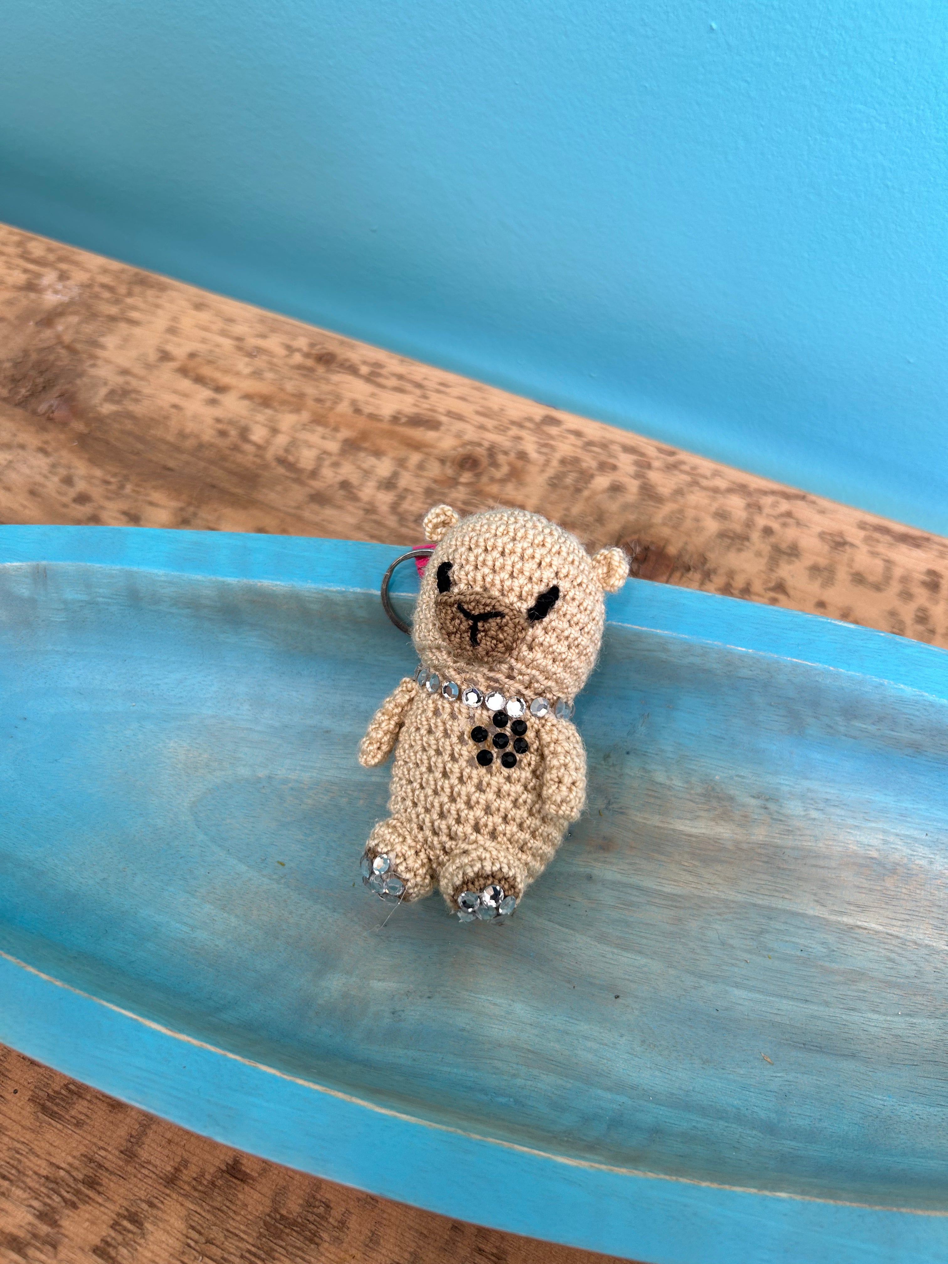 Cute crochet keychains