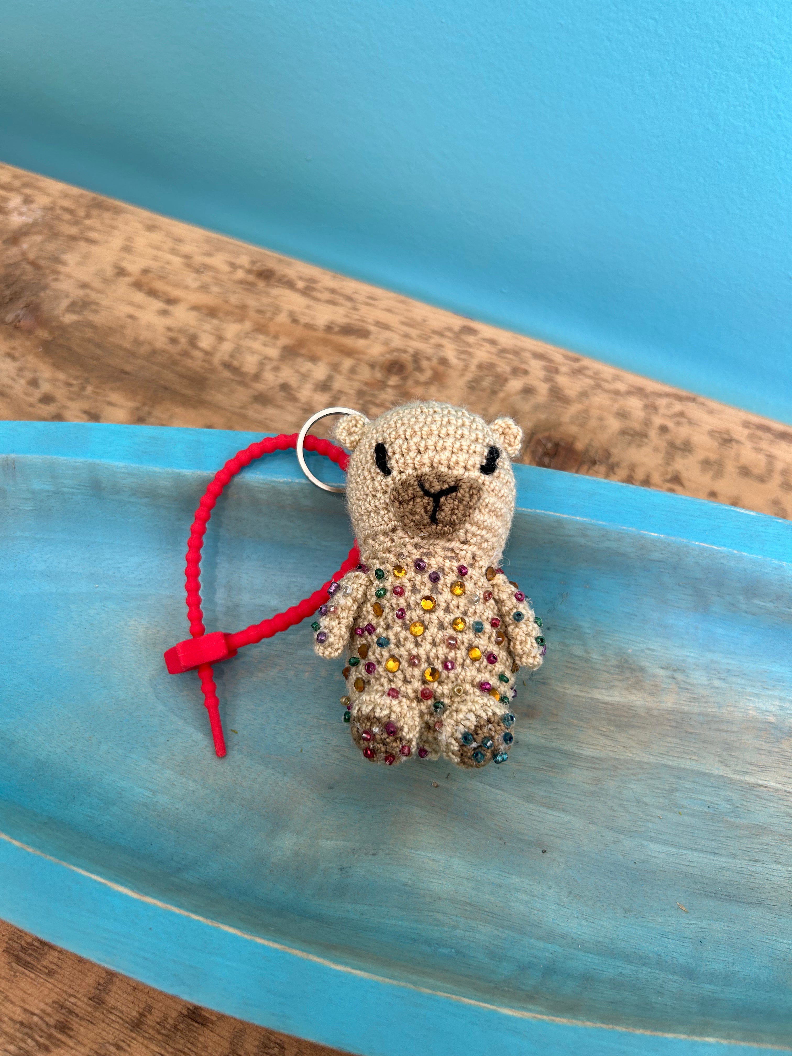 Cute crochet keychains