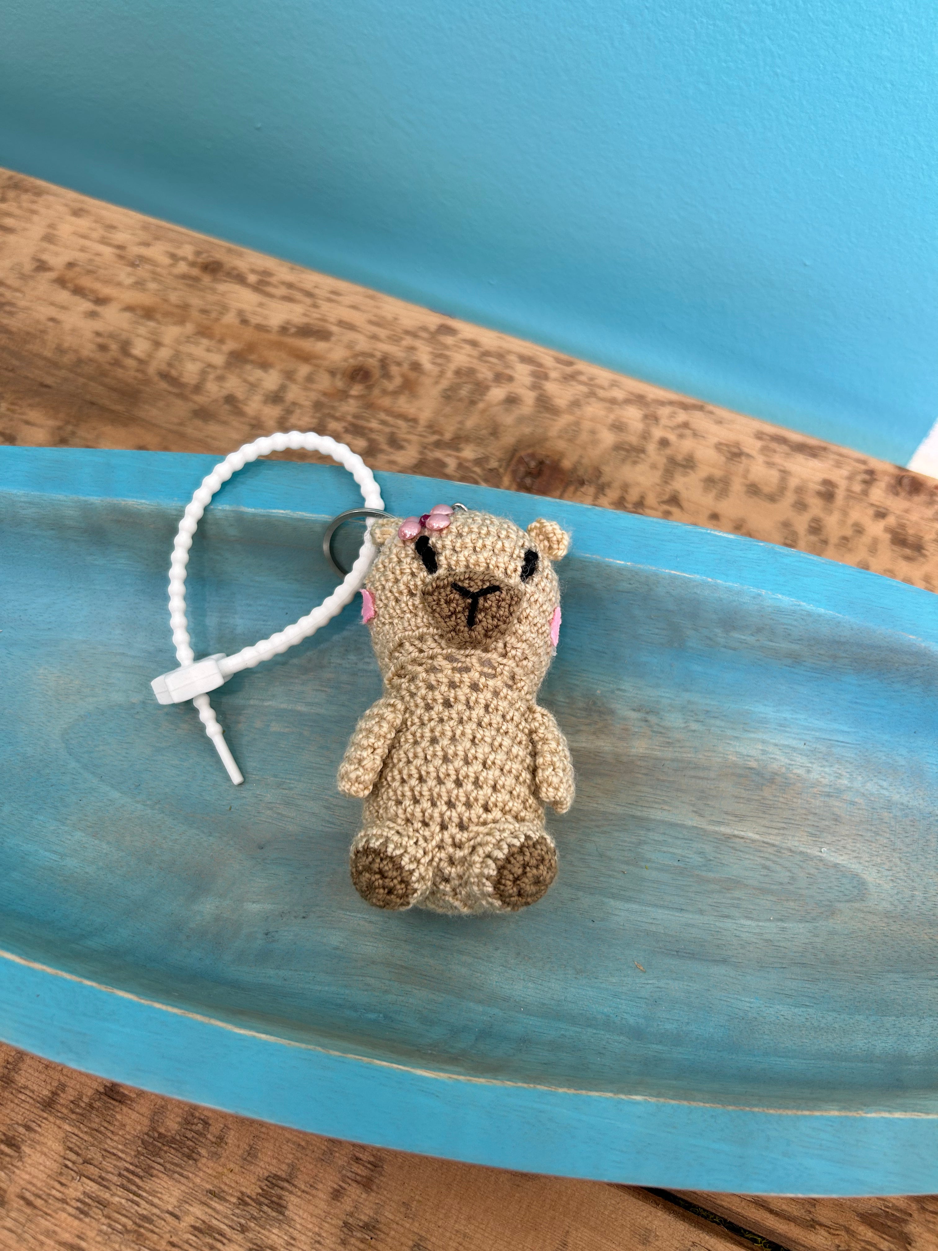 Cute crochet keychains