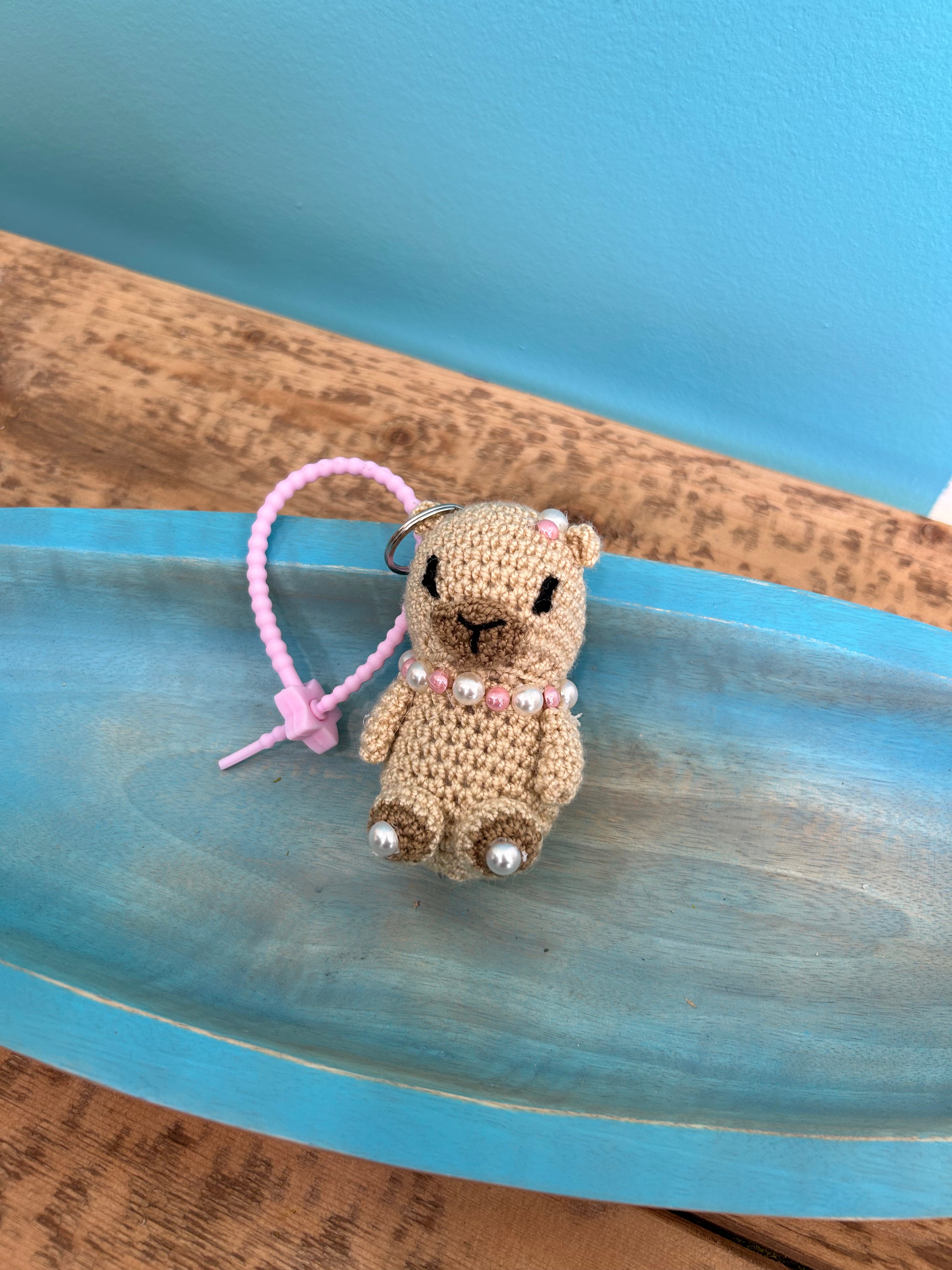 Cute crochet keychains