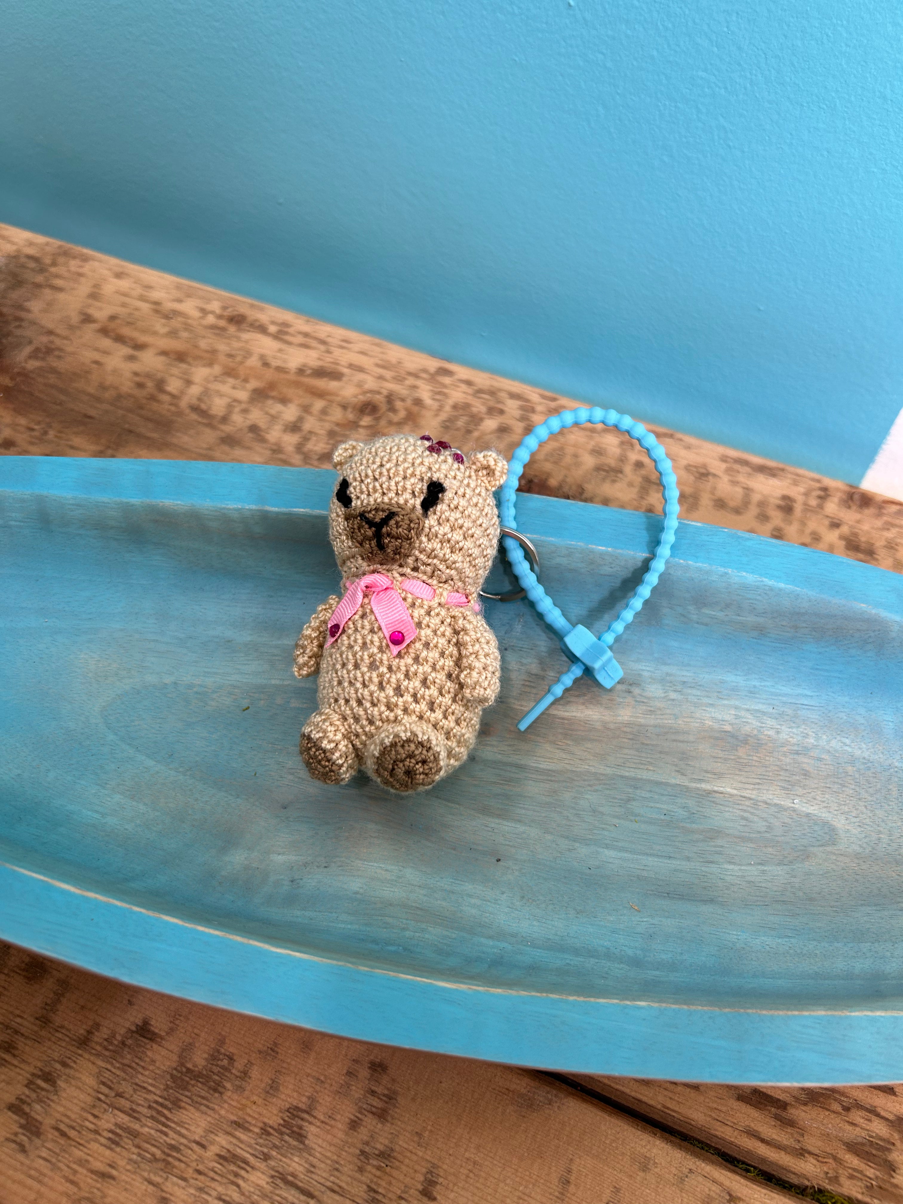 Cute crochet keychains