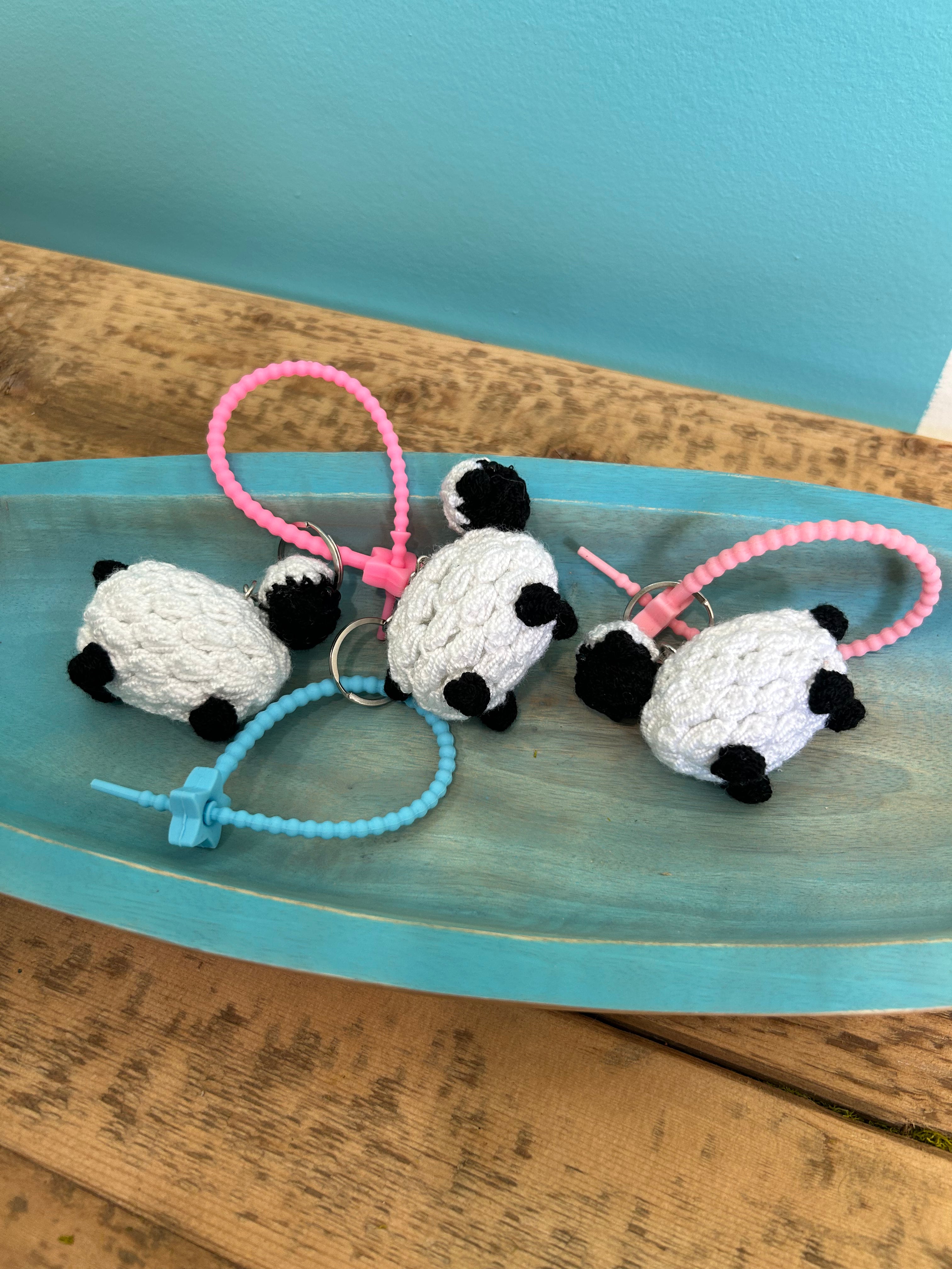 Cute crochet keychains