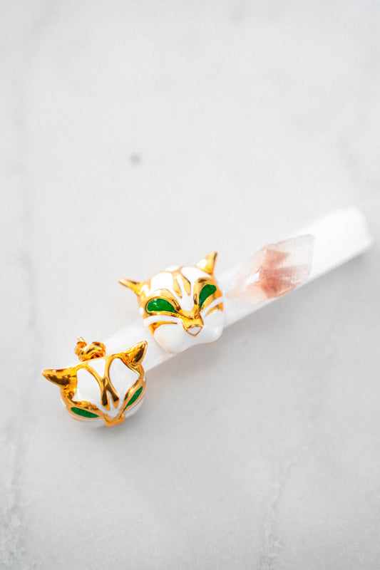 Tiger Statement Earrings