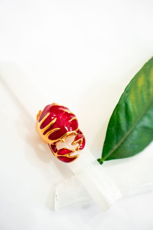 Red Crab Ring